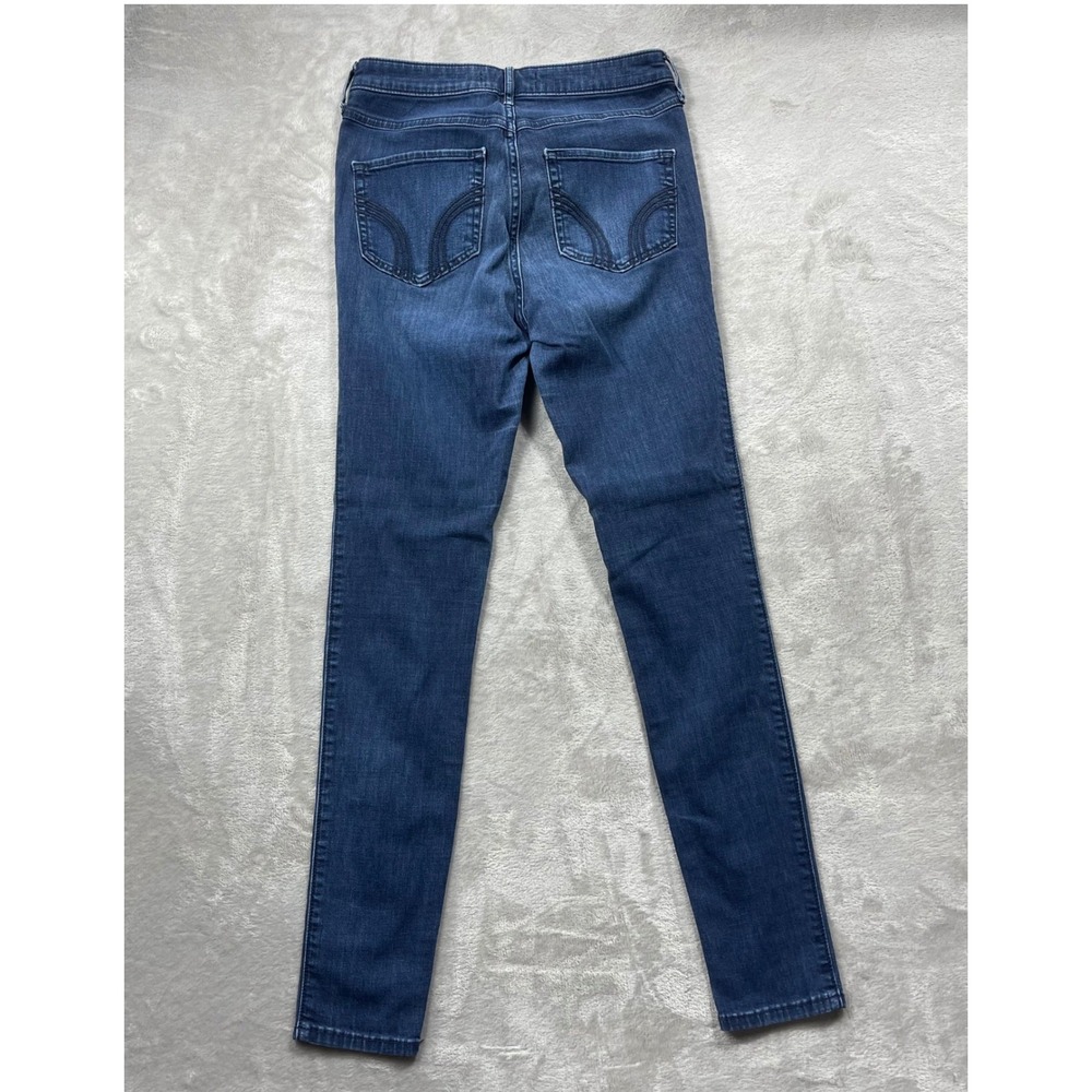 Hollister Skinny Jeans Womens 5R 27 Blue Dark Wash Stretch Denim - Picture 2 of 9
